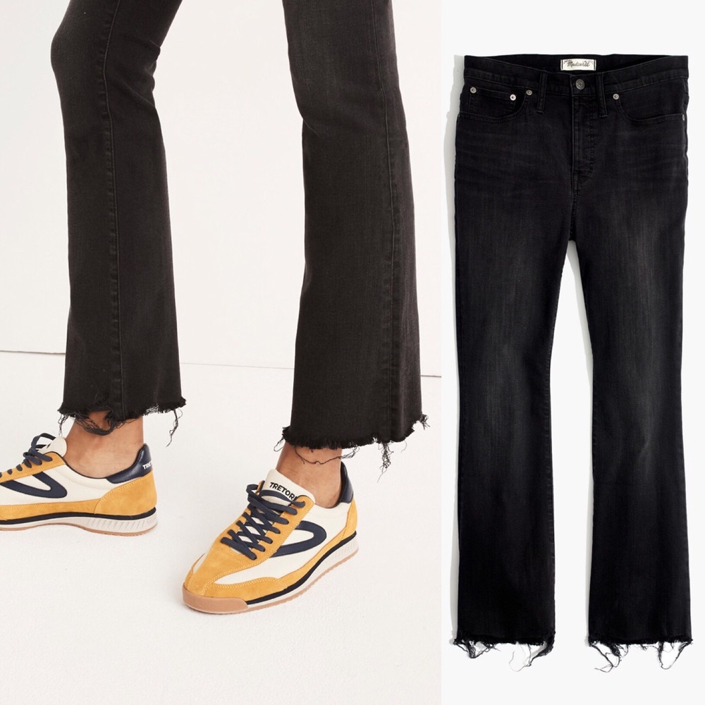 Madewell Cali Demi-Boot Jeans Chewed-Hem Tall - Picture 2 of 5